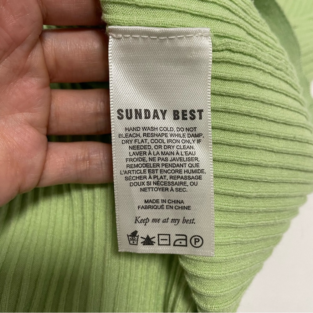 Aritzia Sunday Best Jodie Dress in Sagebrush Green Size Medium #83251 - Picture 8 of 12